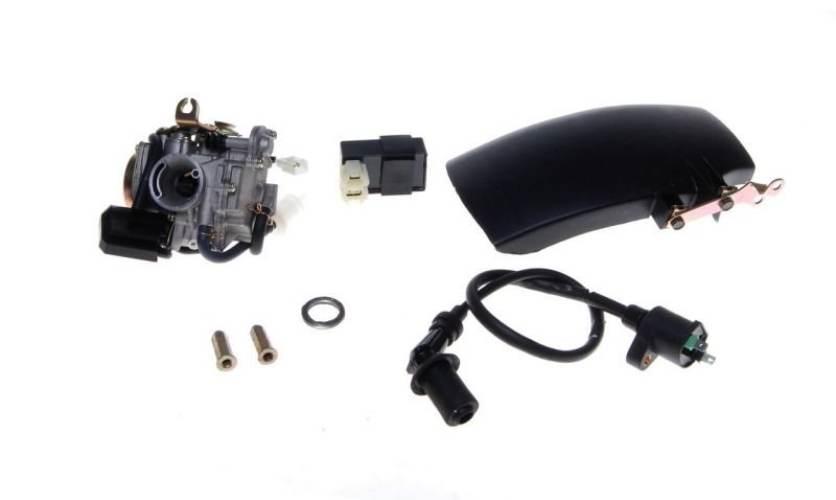 Silnik kpl 80 ccm 4t pokrPaska 46cm długi wałek - zdjęcie 5