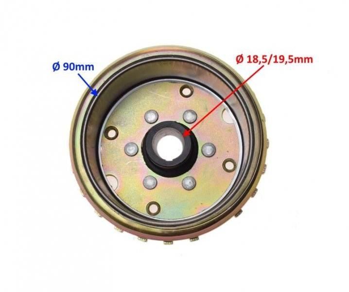 Koło magnesowe 4t gy6 125cc 152qmi-e4 | ZV2026 - zdjęcie 2