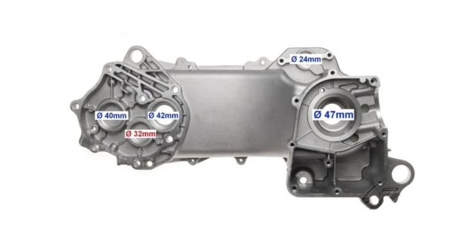 Obudowa wału lewa karter 4t koło 12" | ZW0061 - zdjęcie 2