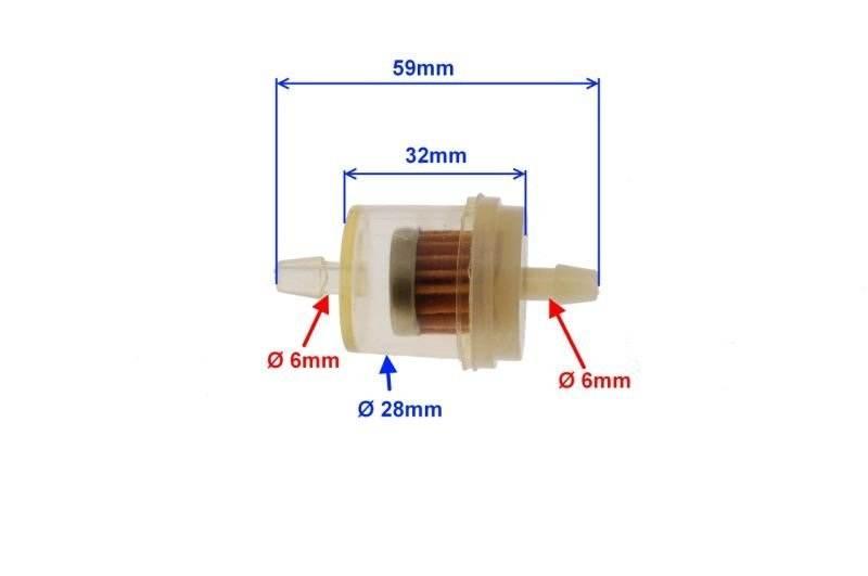 Filtr paliwa mini wkład papier | AA1242 - zdjęcie 2