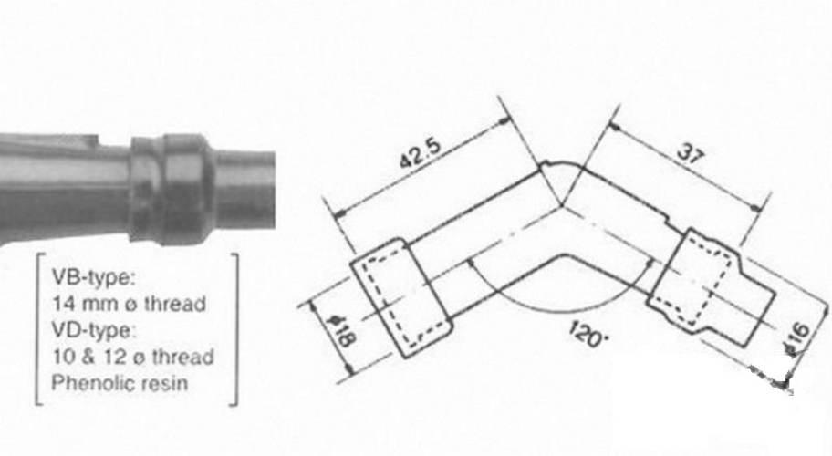 Vd05f 8052 fajka świecy zapłonowej ngk | AB0600 - zdjęcie 3