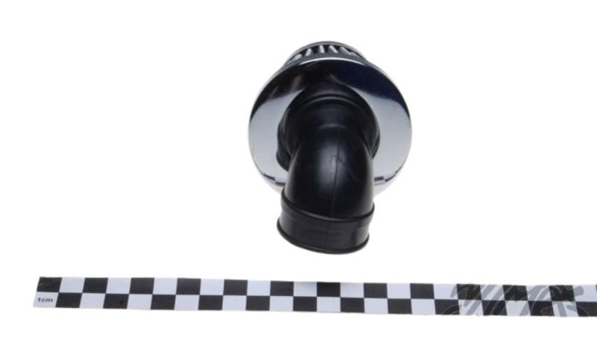 Filtr powietrza 32 mm stożkowy 90' chrom - zdjęcie 3