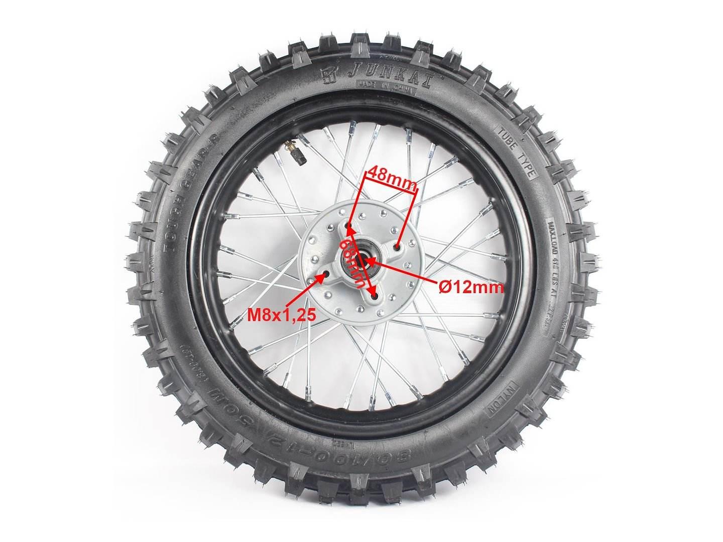 Felga Koło Tył 80/100X12'' Cross 125 Bri - zdjęcie 3