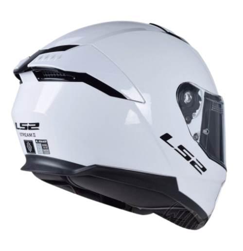 Kask ls2 ff808 stream ii solid white-06 xs - zdjęcie 2