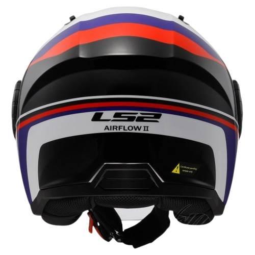 Kask ls2 of616 airflow ii rush whBlue red-06 m - zdjęcie 2
