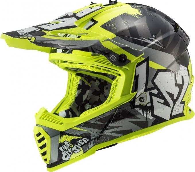 Kask ls2 mx437 fast ii mini crusher bl.h-v m-06