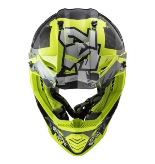 Kask ls2 mx437 fast ii mini crusher bl.h-v m-06 - zdjęcie 2