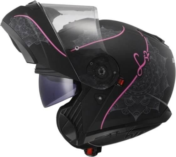 Kask ls2 ff908 strobe ii lux m.black pink-06 xs - zdjęcie 3