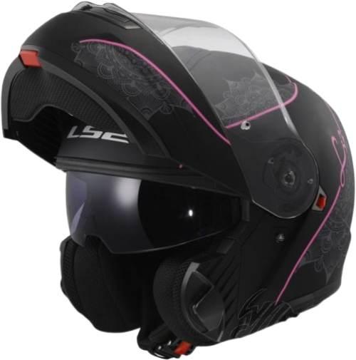 Kask ls2 ff908 strobe ii lux m.black pink-06 l - zdjęcie 2