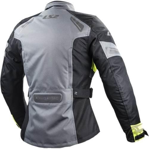 Kurtka ls2 phase lady grey black yellow m - zdjęcie 2