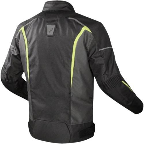 Kurtka ls2 sepang man black grey h-v yellow 4xl - zdjęcie 2