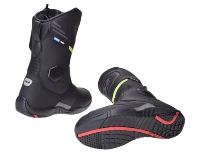 Buty ls2 goby man wp black h-v yellow 44 - zdjęcie 2