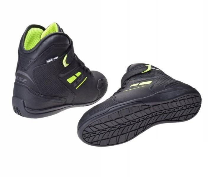Buty ls2 garra man wp black h-v yellow 41 - zdjęcie 2
