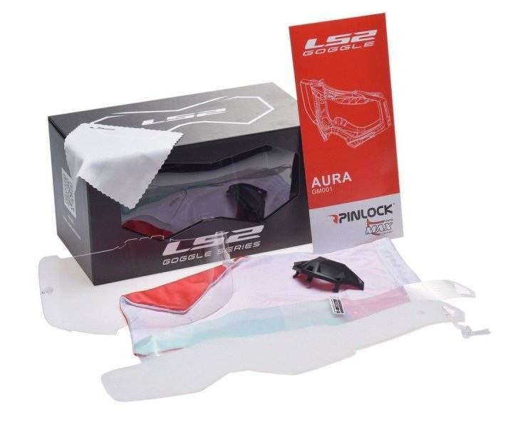 Gogle ls2 aura pro czarne lustrzanka | AK7201002012 - zdjęcie 2