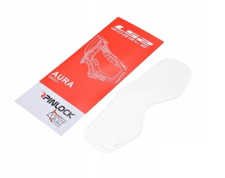 Gogle ls2 aura enduro czerwone pinlock extra - zdjęcie 3