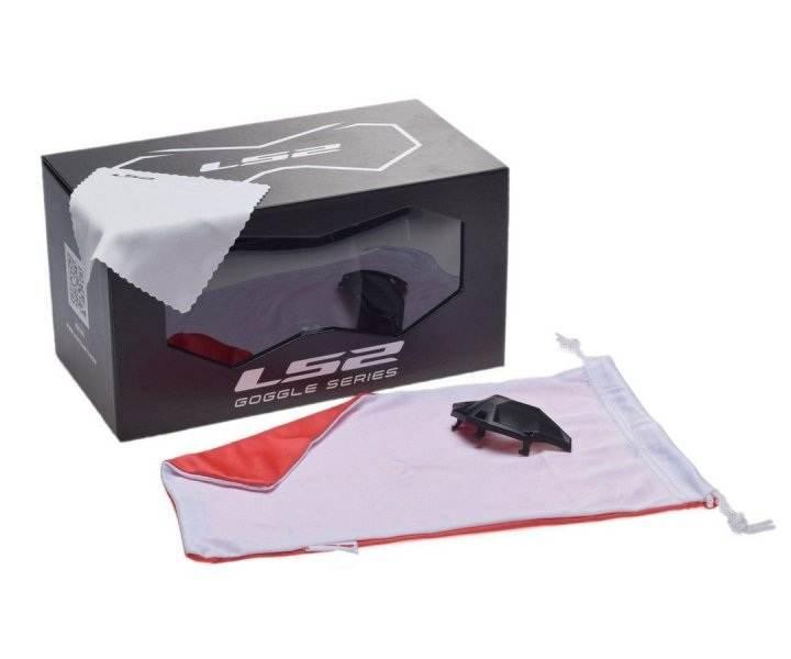 Gogle ls2 aura enduro żółte pinlock extra - zdjęcie 2