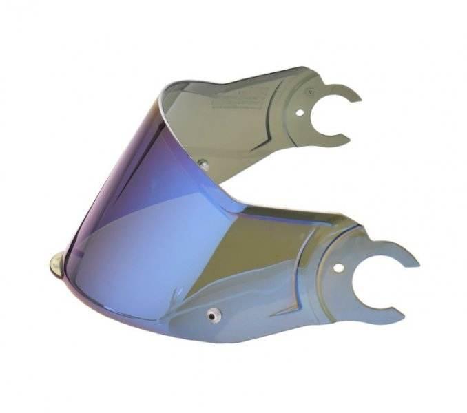 Szyba kasku ff313 lustrzanka niebieska | AK800313VI17 - zdjęcie 2