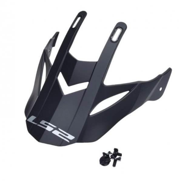 Daszek kasku mx437 evo matt black | AK800437PEK20