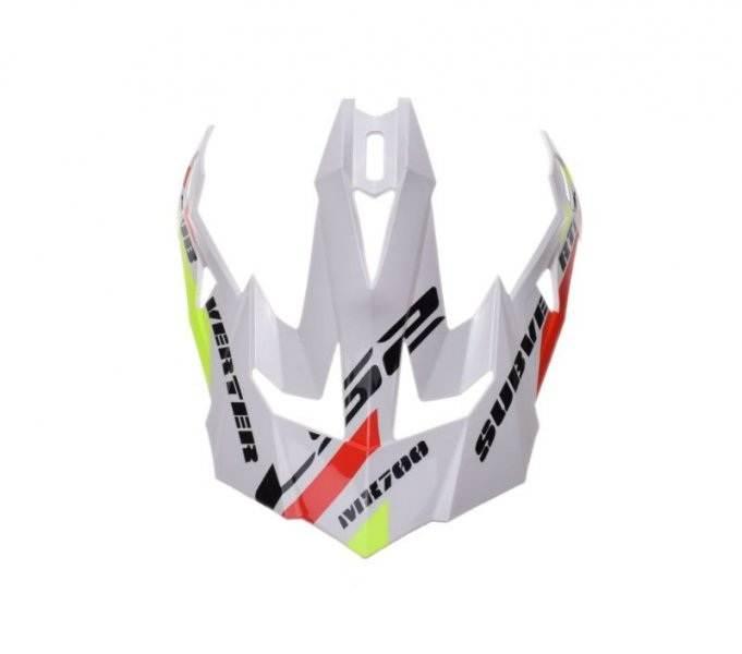 Daszek kasku mx700 stomp white black | AK800700PEK09 - zdjęcie 2