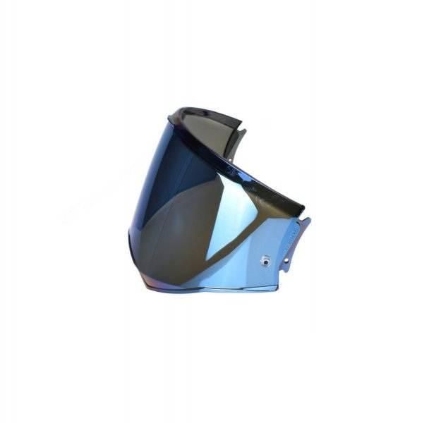 Szyba kasku ff901 lustrzanka niebieska | AK800901VIS17 - zdjęcie 2