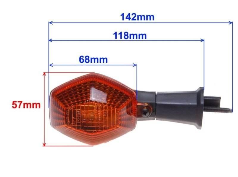 Kierunkowskaz do suzuki gsxr400 600 750 tył e1 - zdjęcie 2