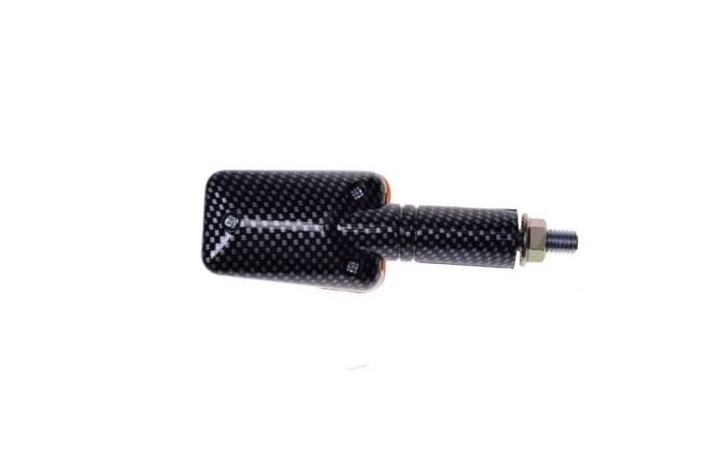 Kierunkowskaz mini carbon pomarańczowy długi - zdjęcie 3