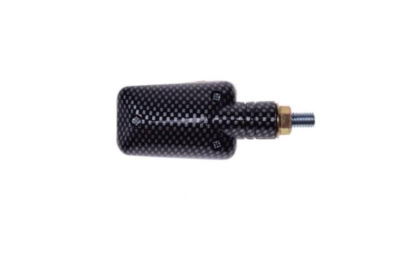 Kierunkowskaz mini carbon pomarańczowy krótki - zdjęcie 3