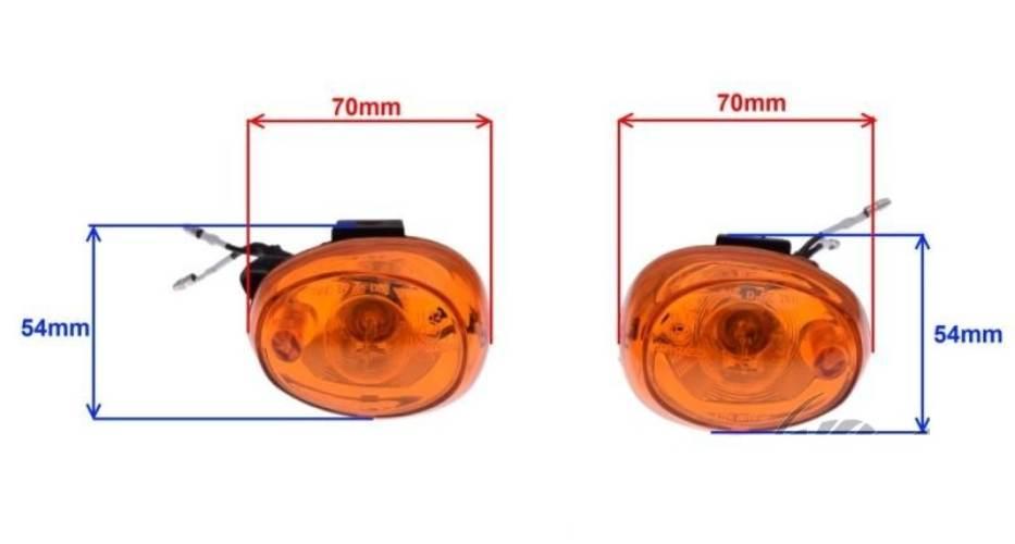 Kierunkowskaz przód pomarańczowy | AL70241 - zdjęcie 2