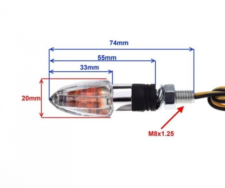 Kierunkowskaz przód jasny chrom | AL70254 - zdjęcie 2