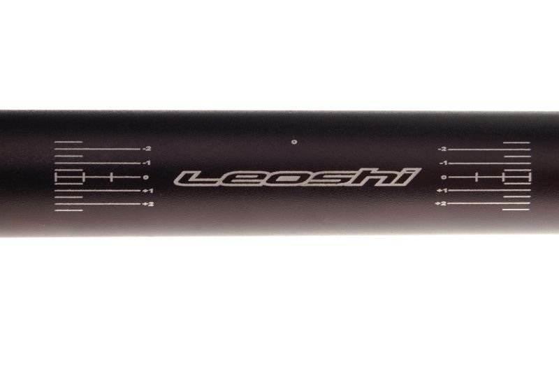 Kierownica enduro 22 mm aluminiowa czarna b - zdjęcie 3