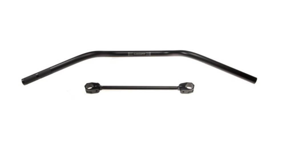 Kierownica enduro 22 mm aluminiowa czarna b - zdjęcie 2
