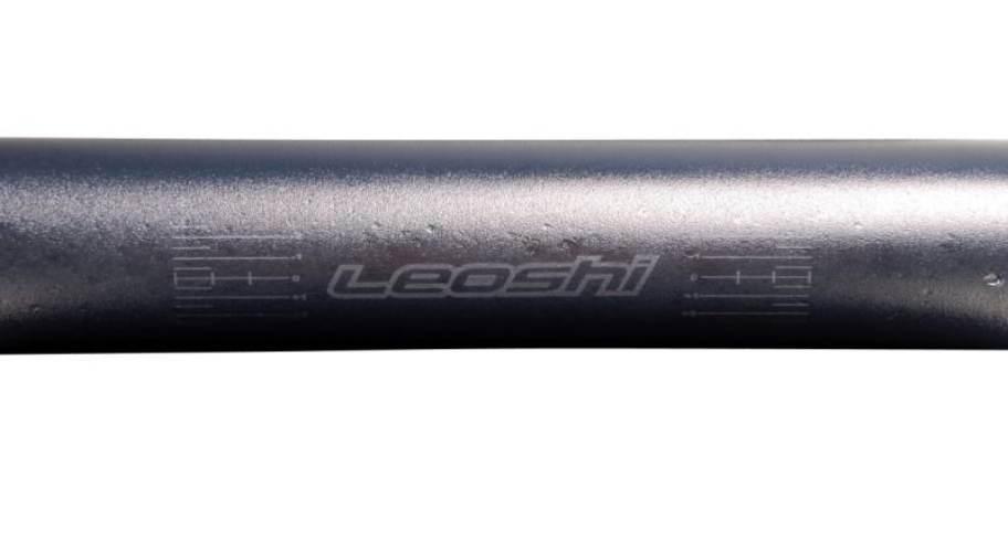 Kierownica enduro 22 mm aluminiowa titanium - zdjęcie 3