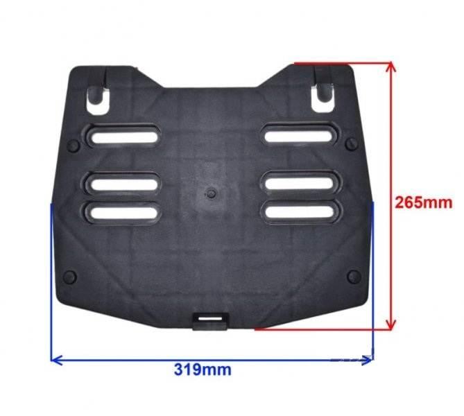 Płyta montażowa kufra aw9025 z mocowaniami - zdjęcie 2