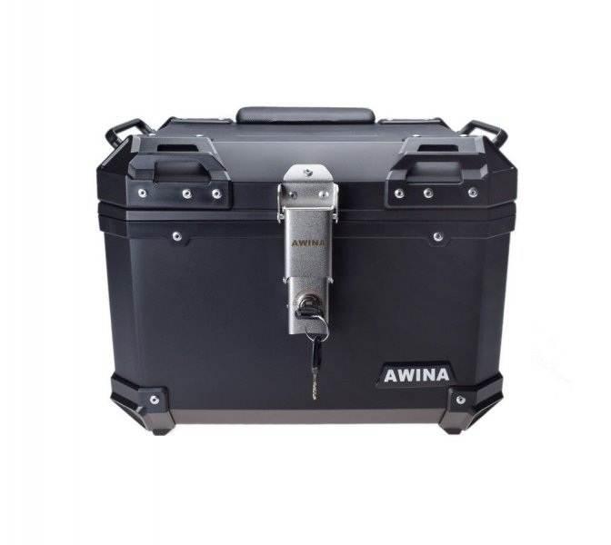 KUFER AWINA 45L 43.5x38x34 cm CZARNY | AW9037 - zdjęcie 2