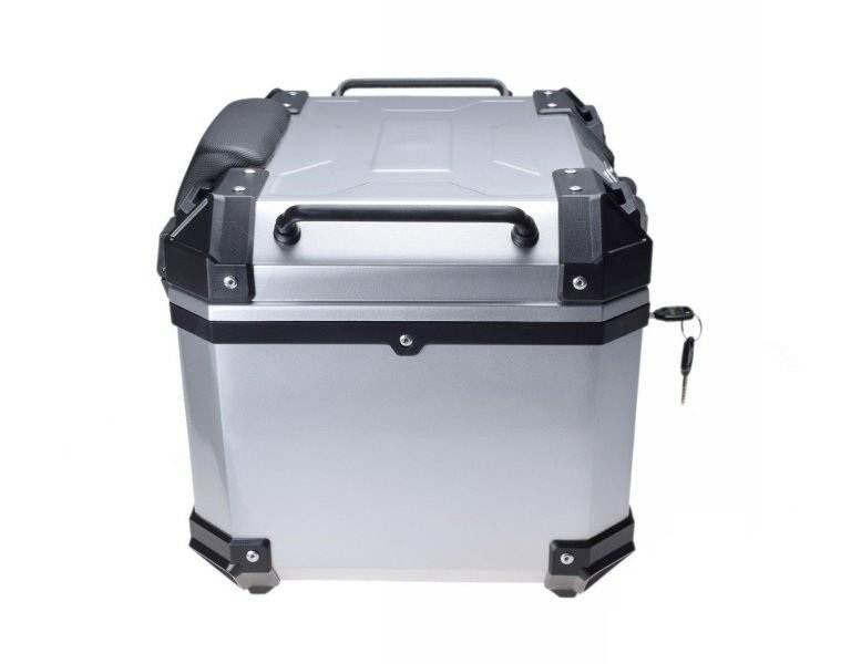 KUFER AWINA 45L 43.5x38x34 cm SREBRNY | AW9037S - zdjęcie 3