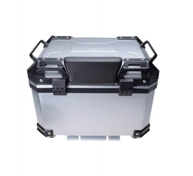 KUFER AWINA 45L 43.5x38x34 cm SREBRNY | AW9037S - zdjęcie 4