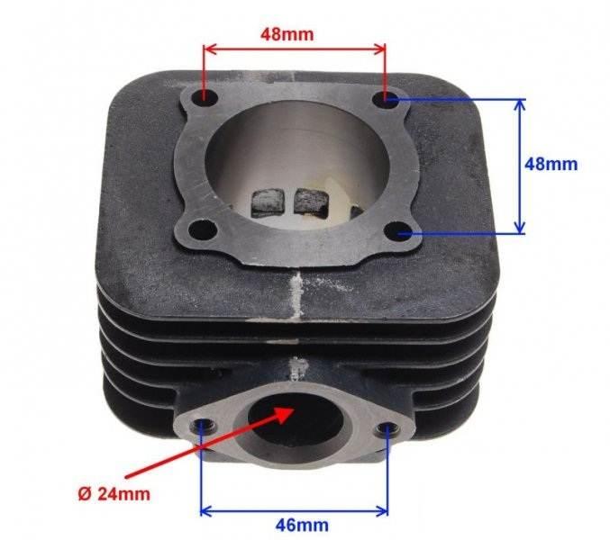 Cylinder do piaggio 70 47mm | AY3403 - zdjęcie 2