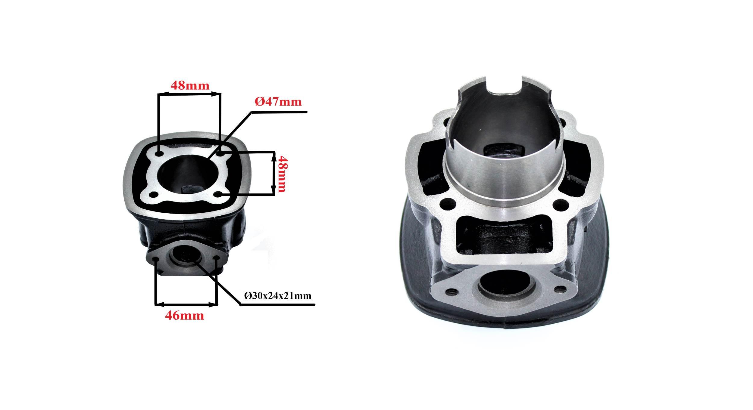 Cylinder Żeliwny Z Głowicą Piaggio Nrg | PF 10 008 0003