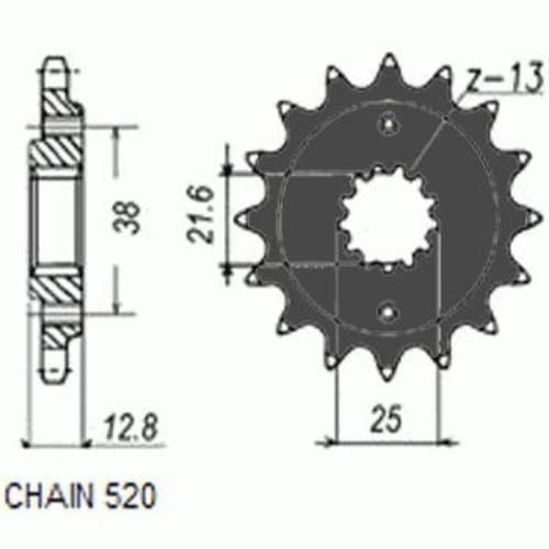 Zębatka Napędowa Sunstar Sunf359 15z 520