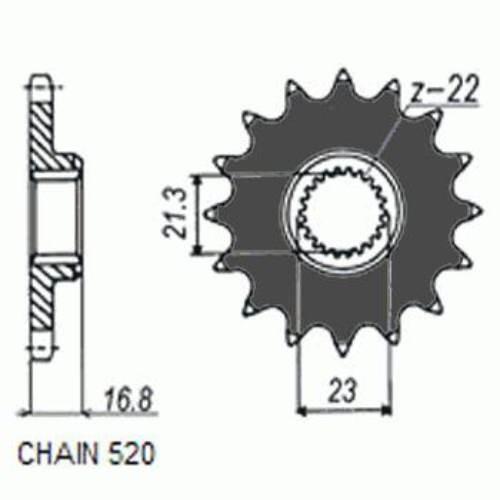 Zębatka Napędowa Sunstar Sunf370-16 | SUNF370-16