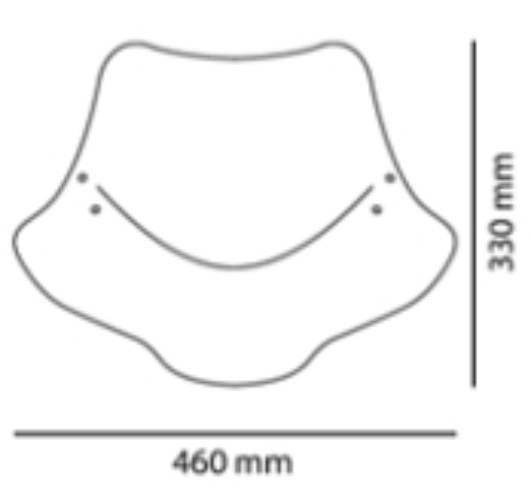 Szyba Czołowa Puig City Sport S9 Czerwona Syp150 - zdjęcie 2