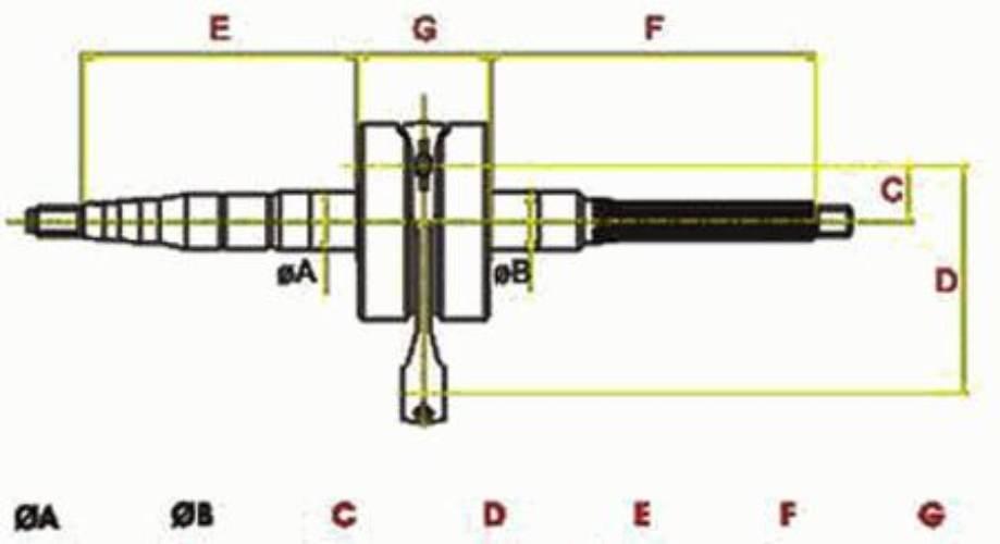 Wał Korbowy Standard Minarelli Horizontal - zdjęcie 5