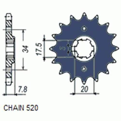 Zębatka Napędowa Sunstar Sunf391-14 | SUNF391-14
