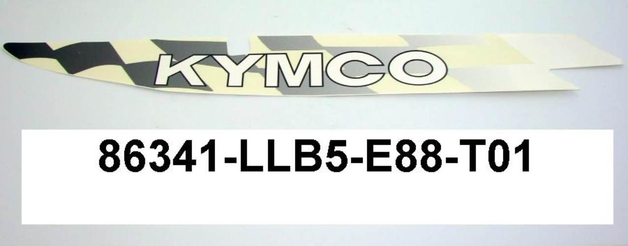 Naklejka Prawa Dolna S9 Szachownica Kymco Super 9