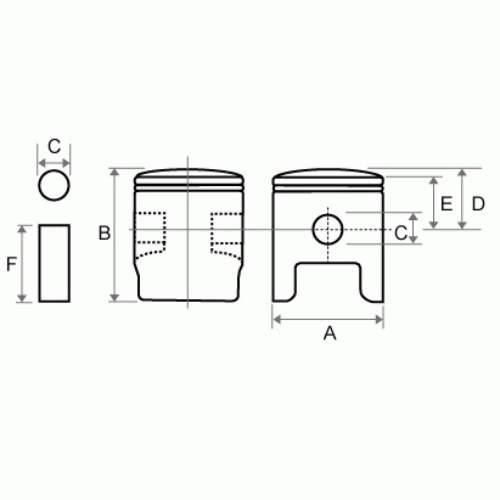 Tłok Tkrj Yamaha Xt 600 E Oem3tb 96,25 | TKRJ AY1105X