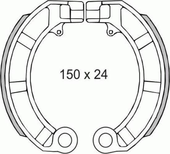 Szczęki Hamulcowe Pk-Px | RMS 22 512 0160