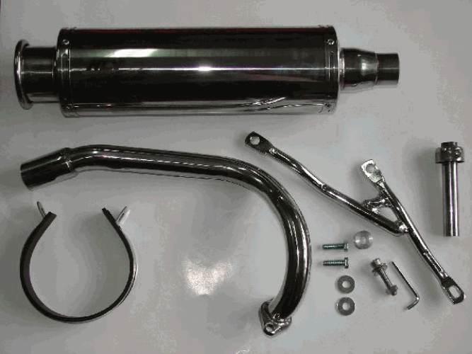 Tłumik Tuning Gy6 Stainless Ncy000019 | NCY000019 - zdjęcie 2