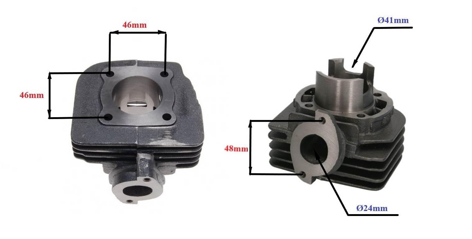 Cylinder Żeliwny Power Force Aprilia Habana Suzuki Katana 41mm 2t - zdjęcie 2