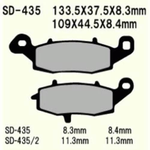 Klocki Hamulcowe Vesrah Vd-435 Fa231 Fa259