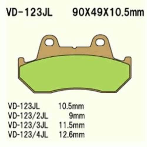 Klocki Hamulcowe Vd-123jl Fa69hh | VD-123JL